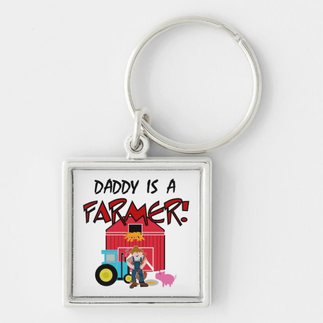 daddyisafarmerTEE Key Ring (Front)