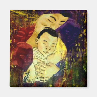 Daddy's Baby Boy Magnet