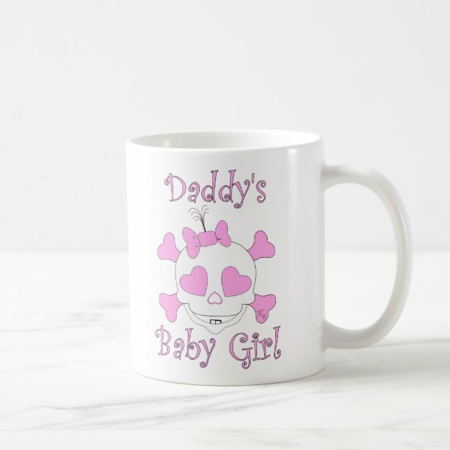 Daddy's Baby Girl Skull Mug (Right)