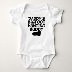 Daddy's Bigfoot Hunting Buddy Baby Bodysuit