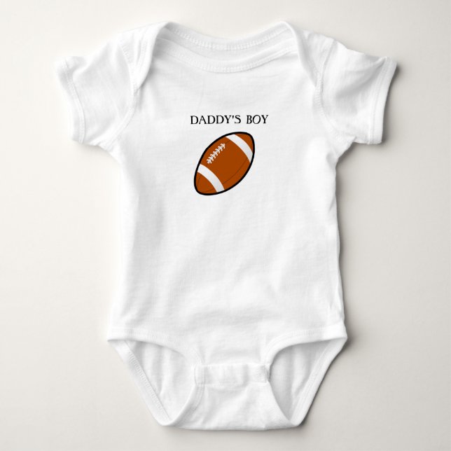 DADDY'S Boy Baby Bodysuit (Front)