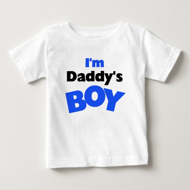 Daddy's Boy Baby T-Shirt (Front)