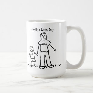 Daddy's Boy (Father and Son Family) Custom Mug