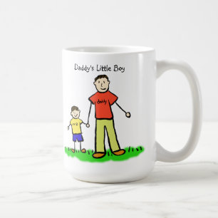 Daddy's Boy (Father and Son Family) Custom Mug
