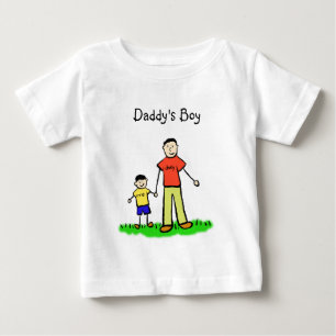 Daddy's Boy Personalised Family Characters Shirt