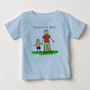Daddy's Boy T-Shirt (Blonde Drawing Front Side)