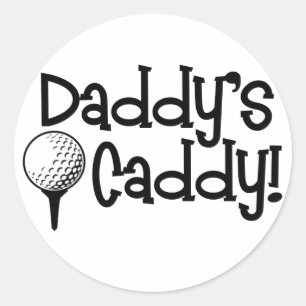 Daddy's Caddy Classic Round Sticker