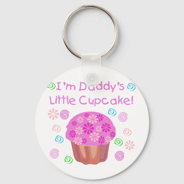 Daddy's Cupcake Key Ring (Front)