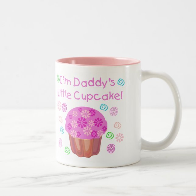 Daddy's Cupcake Two-Tone Coffee Mug (Right)