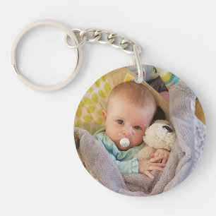 Daddy's Darling Children's Photo Key Chain