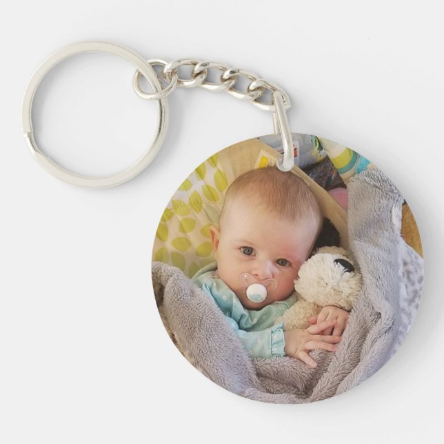 Daddy's Darling Children's Photo Key Chain (Front)