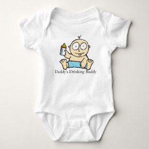 "Daddy's Drinking Buddy" Baby humour T-Shirt Bodysuit
