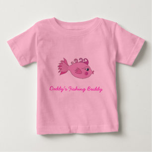 Daddy's Fishing Buddy Baby T-Shirt