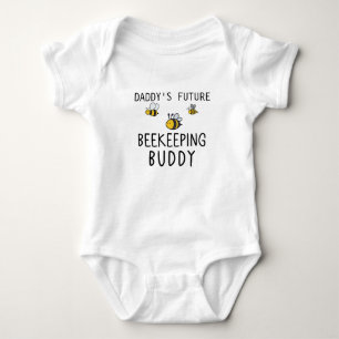 Daddy's Future Beekeeping Buddy Apiculture Baby Bodysuit