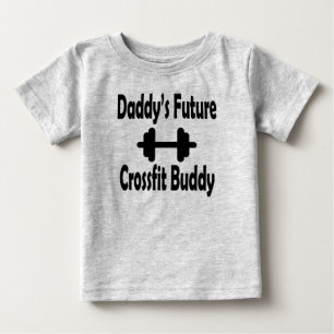 Daddy's future CrossFit buddy t-shirt