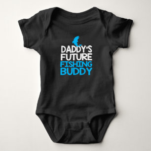 Daddy's Future Fishing Buddy Baby Bodysuit
