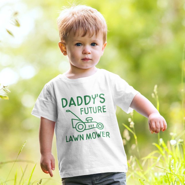 Daddy's Future Lawn Mower Toddler T-shirt (Creator Uploaded)