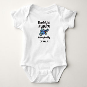 Daddy's Future Riding Buddy Ver1 Baby Bodysuit