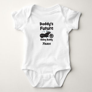 Daddy's Future Riding Buddy Ver2 Baby Bodysuit