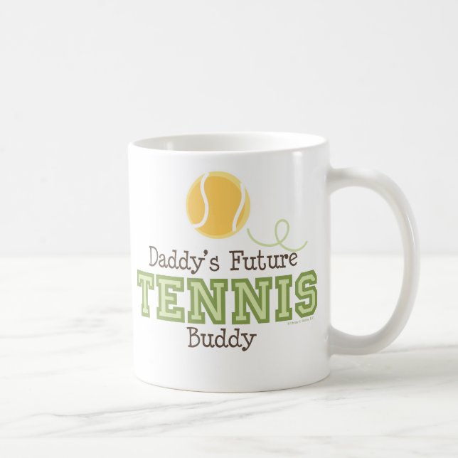 Daddy's Future Tennis Buddy Mug (Right)