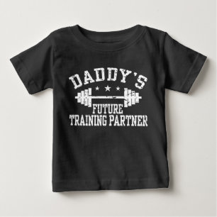 Daddy's Future Training Partner Baby T-Shirt