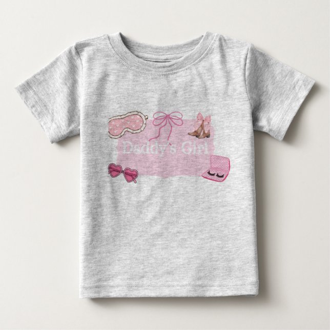 Daddy's Girl Baby Shirt (Front)