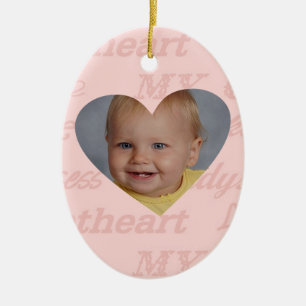 Daddys Girl Babys First Christmas Personalised Ceramic Tree Decoration