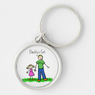 Daddy's Girl Blond Keychain (Customize)