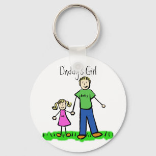 Daddy's Girl Blond Keychain (Customize)