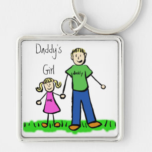 Daddy's Girl Blonde Keychain (Customise)