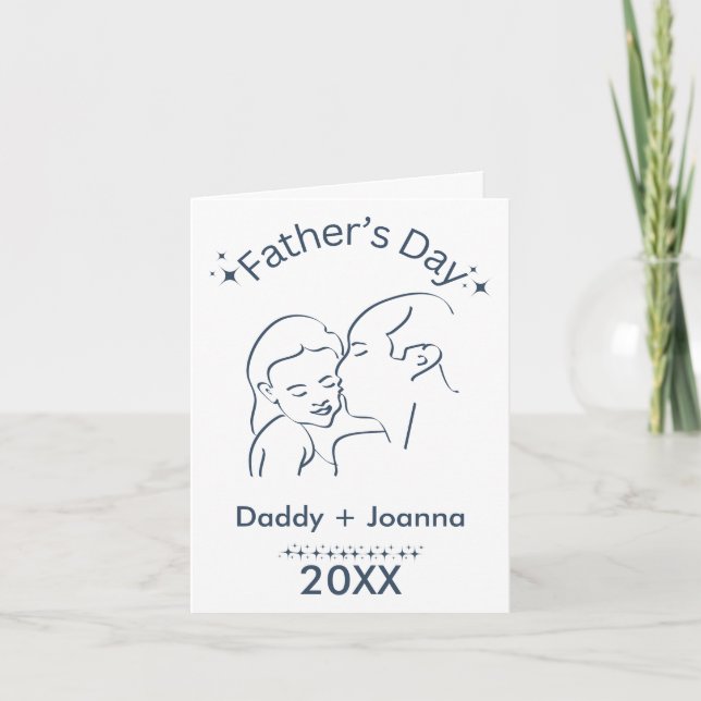 Daddy's Girl' Father's Day Card (Front)