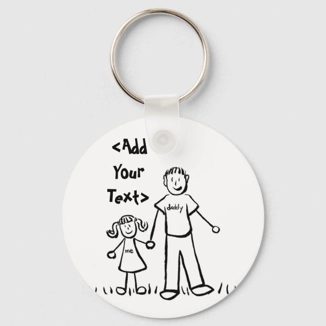 Daddy's Girl Keychain (Front)