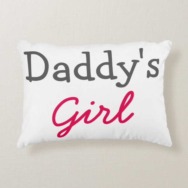 Daddy's Girl Pillow (Front)