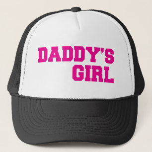 daddys girl pink trucker hat
