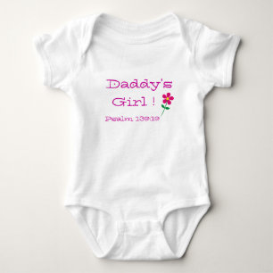 Daddy's Girl Psalm 139:19 Collection Baby Bodysuit