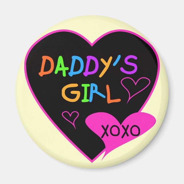 Daddy's Girl T Shirts, Mugs, Pillows, Stationary Magnet (Front)