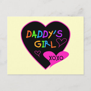 Daddy's Girl T Shirts, Mugs, Pillows, Stationary Postcard