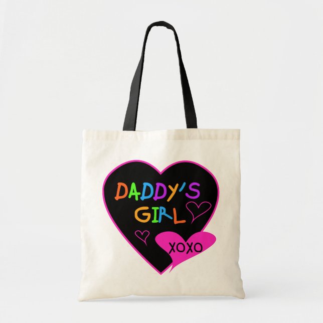 Daddy's Girl T Shirts, Mugs, Pillows, Stationary Tote Bag (Front)