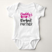 Daddy's Gym Baby Grow Funny Workout Gifts