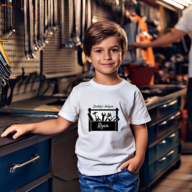 Daddy's Helper personalised Toddler T-shirt (Creator Uploaded)