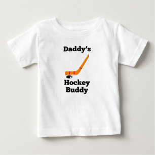 Daddy's Hockey Buddy Baby T-Shirt