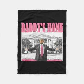 Daddy's Home 2024  Fleece Blanket