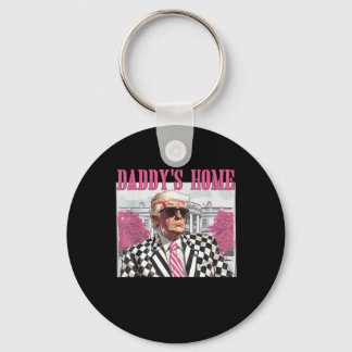 Daddy's Home Trump Pink 2024 Key Ring
