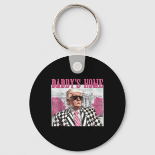 Daddys Home Trump Pink 2024 Key Ring
