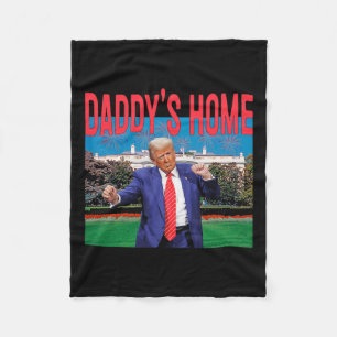Daddy's Home Trump Pink Trump 2024 Take America Ba Fleece Blanket