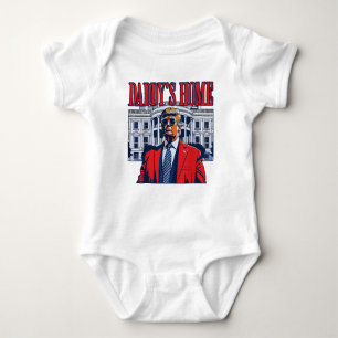 Daddy's Home Trump   White House Trump Gift Baby Bodysuit