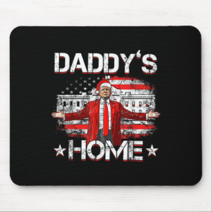 Daddys Home Trump Xmas 2024 Funny Trump Take Ameri Mouse Mat