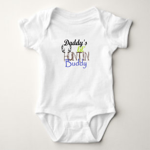 daddys huntin buddy baby bodysuit