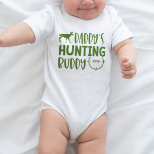 Daddy's Hunting Buddy   Baby Bodysuit
