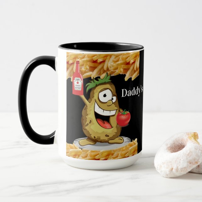 Daddy's Ketchup Time Mug  (With Donut)